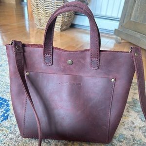 🦄 Portland Leather Mini Crossbody in Merlot 🦄